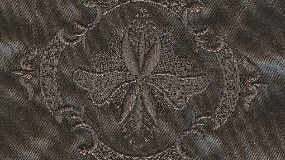 Soft embroidery with rayon viscose from Madeira