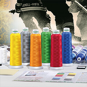 [Translate to Hongkong (Englisch):] Fire resistant embroidery thread portfolio from Madeira
