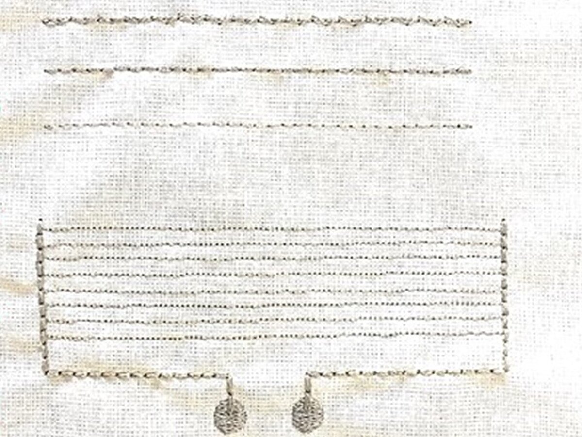 Test with conductive threads