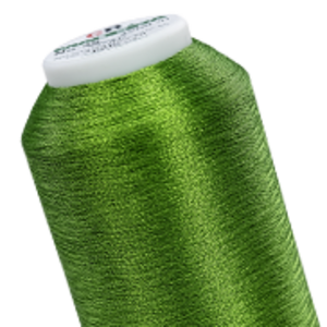 [Translate to Hongkong (Englisch):] Green metallic thread cone