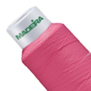 Pink frosted matte effect thread cone detail