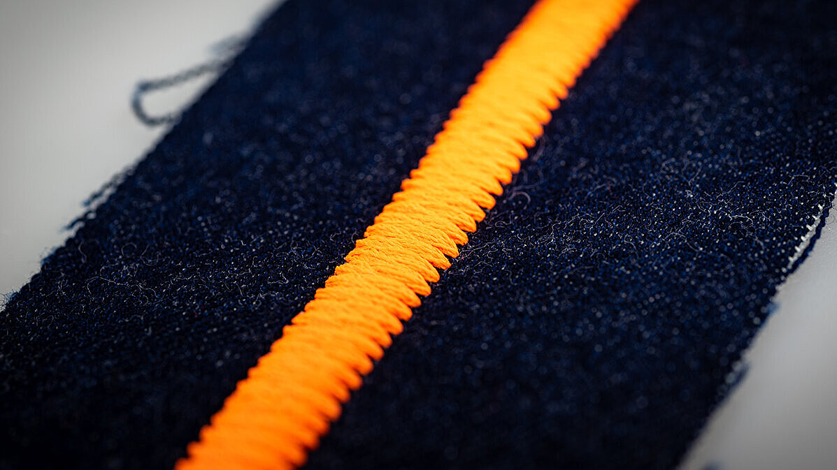 [Translate to Vietnamesisch:] Matte embroidery, decorative stitching, free design for tests
