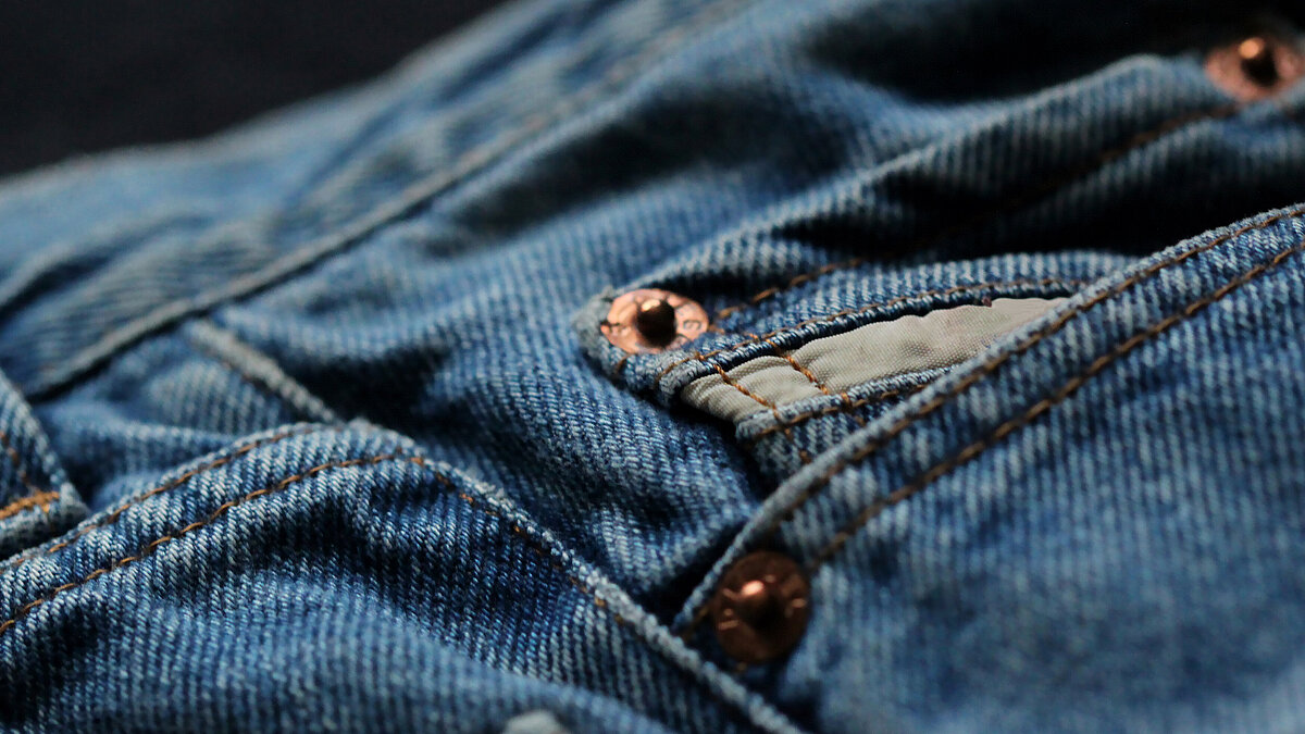 denim garment detail