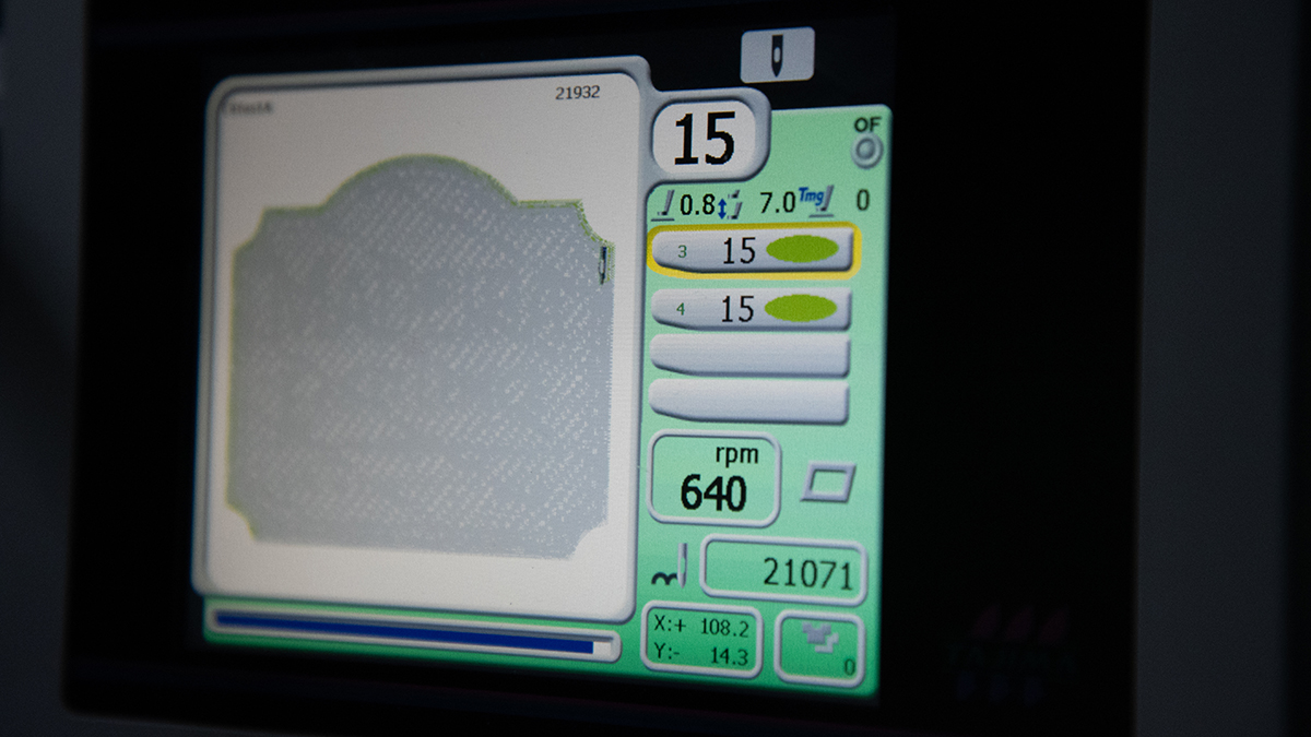 [Translate to Hongkong (Englisch):] embroidery program on machine