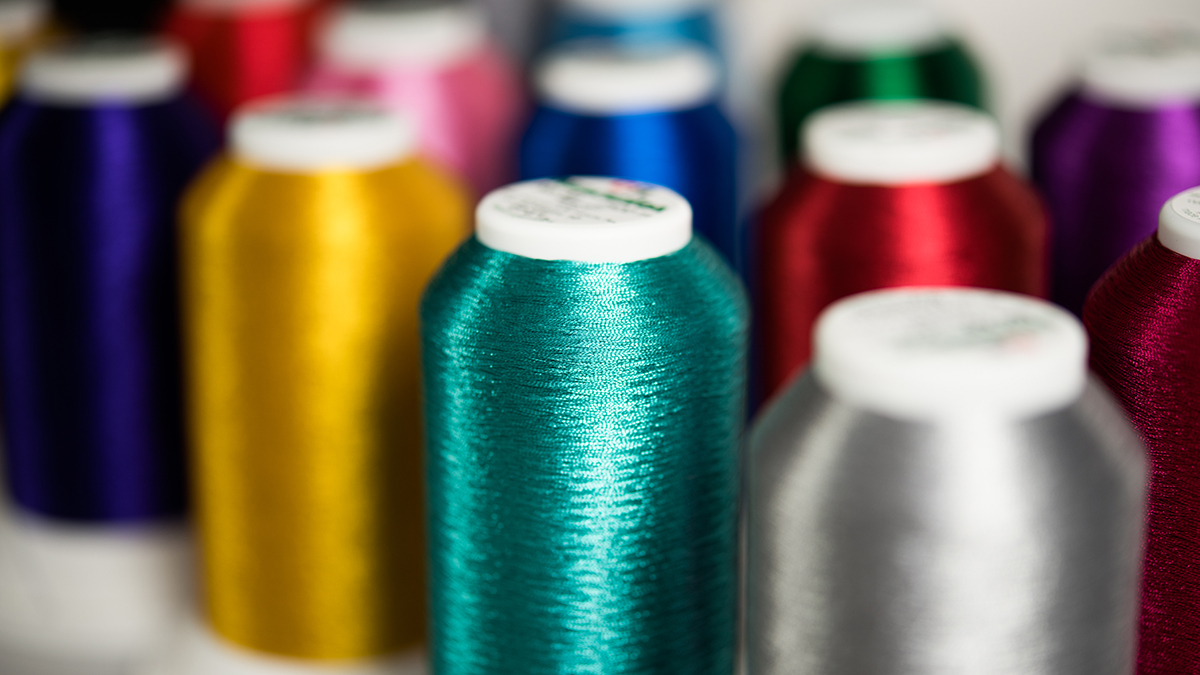 [Translate to Hongkong (Englisch):] Metallic embroidery thread range
