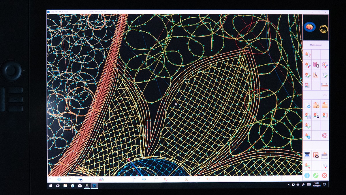 [Translate to Hongkong (Englisch):] embroidery digitising programm and design