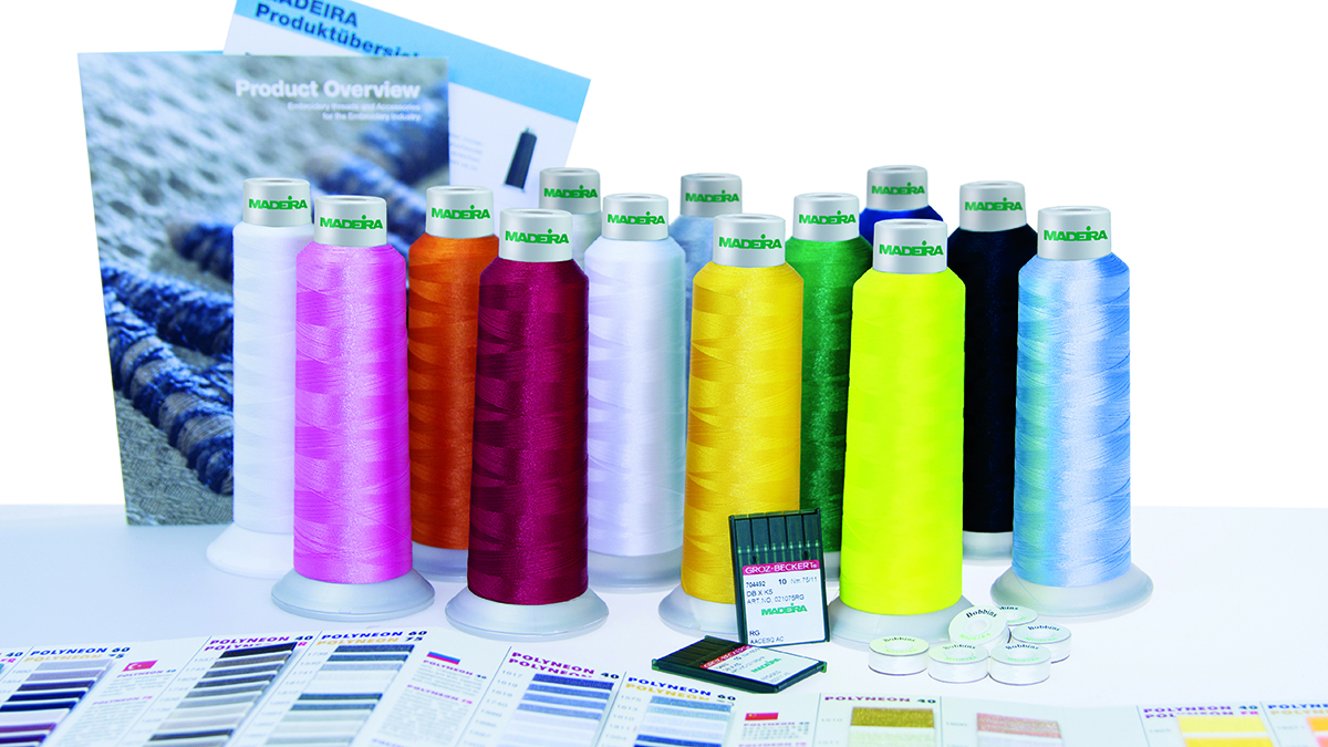 [Translate to Hongkong (Englisch):] Individual machine dealer embroidery starter kits from Madeira